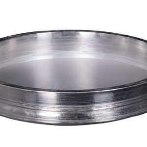 malabar trading company uncoated aluminium urli 14.5", uruli for cooking 14.5 inch diameter (silver) 6.5 liter